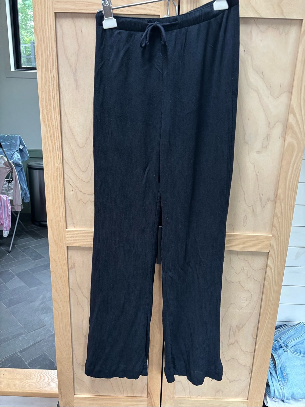 Black women’s Drawstring Lounge Pants